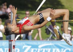 Hochspringerin Beatrice Lundmark wird mit 1,86 Meter Fünfte. (Bild: Keystone)