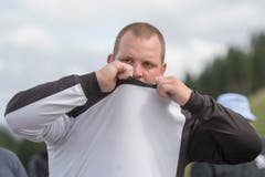 Sven Schurtenberger vor dem Ersatz-Schlussgang. (Bild: URS FLUEELER)