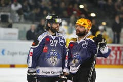 Zugs Josh Holden und Glen Metropolit. (Bild: Stefan Kaiser/Neue ZZ)