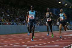 Charles Jock gewinnt das 800m Rennen der Männer. (Bild: Philipp Schmidli / Neue LZ)