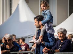 St. Galler Fest / St. Gallerfest 2017, am Nachmittag und gegen Abend. (Bild: Hanspeter Schiess)