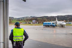 WEF-Flugverkehr am Flughafen Altenrhein (Bild: Urs Bucher)
