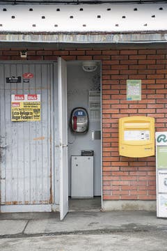 Die Versteckte: Bei der Bushaltestelle Mühlegg in St.Georgen. (Bild: Ralph Ribi)