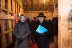 Karin Keller-Sutter und Fredy Fässler. (Bild: Urs Bucher)