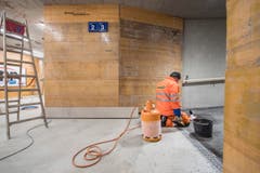 Rathausunterführung, nach einjähriger Bauzeit im Rohbau, vor Wiedereröffnung (Bild: Urs Bucher)