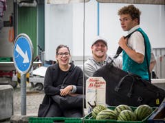 St. Galler Fest / St. Gallerfest 2017, am Nachmittag und gegen Abend. (Bild: Hanspeter Schiess)