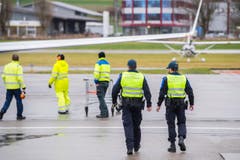 WEF-Flugverkehr am Flughafen Altenrhein (Bild: Urs Bucher)