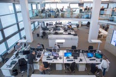 Impressionen des neuen Newsrooms an der Fürstenlandstrasse in St. Gallen © Urs Bucher/TAGBLATT (Bild: Urs Bucher)