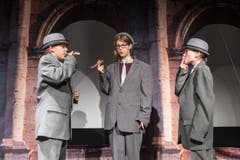 Momo: Die fantastische Geschichte von Michael Ende über die Zeit, sehr tief, philosophisch und wie gewohnt gekonnt und kindergerecht umgesetzt. Fotoprobe im Kinder-Musical-Theater Storchen, Magnihalden 7, 9000 Sankt Gallen. (Bild: Hanspeter Schiess)