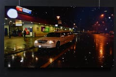 Das Titelbild ist Heinz Riechsteiners Foto vom Bahnhofplatz bei leichtem Schneefall. (Bild: manuel nagel)