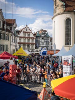 St. Galler Fest / St. Gallerfest 2017, am Nachmittag und gegen Abend. (Bild: Hanspeter Schiess)
