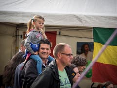 St. Galler Fest / St. Gallerfest 2017, am Nachmittag und gegen Abend. (Bild: Hanspeter Schiess)