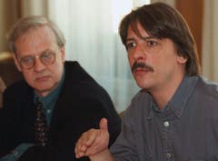 Die beiden SP-Nationalräte Paul Rechsteiner Nils de Dardel 1997. (Bild: Keystone)