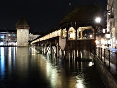Auch wenn es regnet: "Luzern is beautiful"! (Bild: Margrith Imhof-Röthlin)