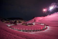 Weltrekord Adventskranz in Mosnang © Urs Bucher/TAGBLATT (Bild: Urs Bucher)