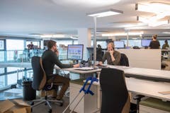 Impressionen des neuen Newsrooms an der Fürstenlandstrasse © Urs Bucher/TAGBLATT (Bild: Urs Bucher)
