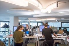 Impressionen des neuen Newsrooms an der Fürstenlandstrasse © Urs Bucher/TAGBLATT (Bild: Urs Bucher)