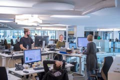 Impressionen des neuen Newsrooms an der Fürstenlandstrasse © Urs Bucher/TAGBLATT (Bild: Urs Bucher)