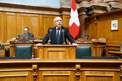 Ueli Maurer, Bundesrat, Bern. (Bild: PETER KLAUNZER (KEYSTONE))