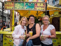 St. Galler Fest / St. Gallerfest 2017, am Nachmittag und gegen Abend. (Bild: Hanspeter Schiess)