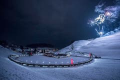 Weltrekord Adventskranz in Mosnang (Bild: Urs Bucher)