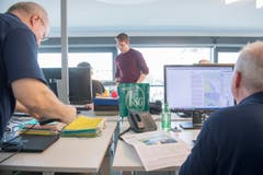 Impressionen des neuen Newsrooms an der Fürstenlandstrasse © Urs Bucher/TAGBLATT (Bild: Urs Bucher)