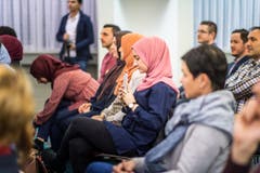 Muslime im Alltag - Rundgang durch die Moschee in Oberuzwil mit RR Fässler (Bild: Michel Canonica)
