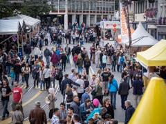 St. Galler Fest / St. Gallerfest 2017, am Nachmittag und gegen Abend. (Bild: Hanspeter Schiess)