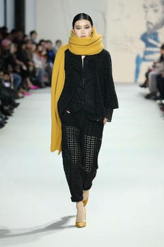 Die Herbst- und Winterkollektion 2018 von Akris, präsentiert an der Pariser Fashion Week. (Bild: Akris)