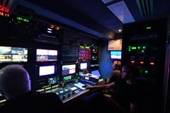 19.40: Viel Technik für die Sendung. (Bild: Manuel Nagel)