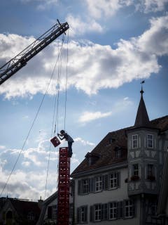 St. Galler Fest / St. Gallerfest 2017, am Nachmittag und gegen Abend. (Bild: Hanspeter Schiess)