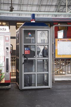 Die Meistbenutzte: Bei der Unterführung West am Hauptbahnhof St.Gallen. (Bild: Ralph Ribi)