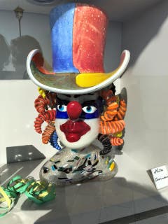 Solche einmaligen Kunstwerke aus Murano-Glas bringen ganz viele Geldbörsen "zum Schrumpfen" ! (Bild: Margrith Imhof-Röthlin)