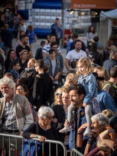 St. Galler Fest / St. Gallerfest 2017, am Nachmittag und gegen Abend. (Bild: Hanspeter Schiess)