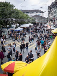 St. Galler Fest / St. Gallerfest 2017, am Nachmittag und gegen Abend. (Bild: Hanspeter Schiess)