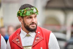 Michael Bless, Kranzschwinger, Gais. (Bild: Lorenz Reifler)