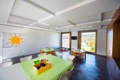 Rundgang durch den Neubau der Neuapostolischen Kirche in St. Gallen (Bild: Urs Bucher)