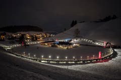 Weltrekord Adventskranz in Mosnang © Urs Bucher/TAGBLATT (Bild: Urs Bucher)