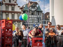 St. Galler Fest / St. Gallerfest 2017, am Nachmittag und gegen Abend. (Bild: Hanspeter Schiess)