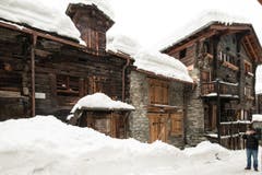 Zermat Schneefall (09. Januar 2018) (Bild: Leander Wenger)