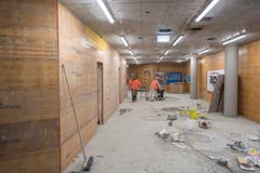 Rathausunterführung, nach einjähriger Bauzeit im Rohbau, vor Wiedereröffnung (Bild: Urs Bucher)