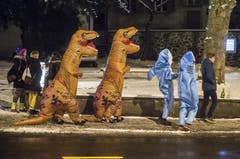 16. Januar: Der alljährliche Ausnahmezustand in der Thurgauer Hauptstadt an der Bechtelisnacht 2017. (Bild: Reto Martin)