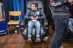 Michel Canonica / Tagblatt Start Hack IT-Studenten aus aller Welt coden und programmieren 35 Stunden lang am Stück. Veranstaltungsort: Universität St. Gallen HSG 9000 Sankt Gallen, Schweiz (Bild: Michel Canonica)
