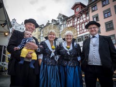 St. Galler Fest / St. Gallerfest 2017, am Nachmittag und gegen Abend. (Bild: Hanspeter Schiess)