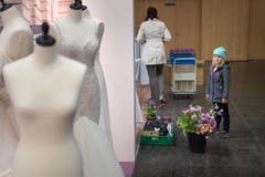 Olma Messen, Foyer Halle 9.1 Fest- und Hochzeitsmesse (Bild: Michel Canonica)