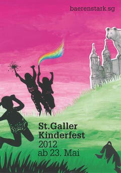 2012 stand das Kinderfest im Zeichen des Bärs - "baerenstark" lautete das Motto. (Bild: PD)