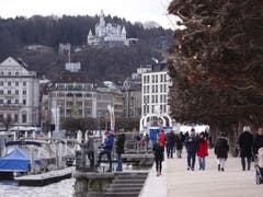 Angenehmes Spazierwetter am 2.Januar. (Bild: Josef Müller)