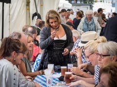 St. Galler Fest / St. Gallerfest 2017, am Nachmittag und gegen Abend. (Bild: Hanspeter Schiess)