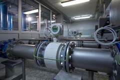 Anschliessend wird das Wasser ins Verteilnetz eingespeist. (Bild: Pius Amrein (1. Mai 2018))