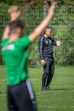Fussball. Erstes Training des FCSG unter Boro Kuzmanovic, Interimstrainer. (Bild: Michel Canonica)